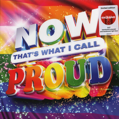 Various Artists — NOW That's What I Call Proud [Emerald Green & Light Blue 2LP] — cover artwork