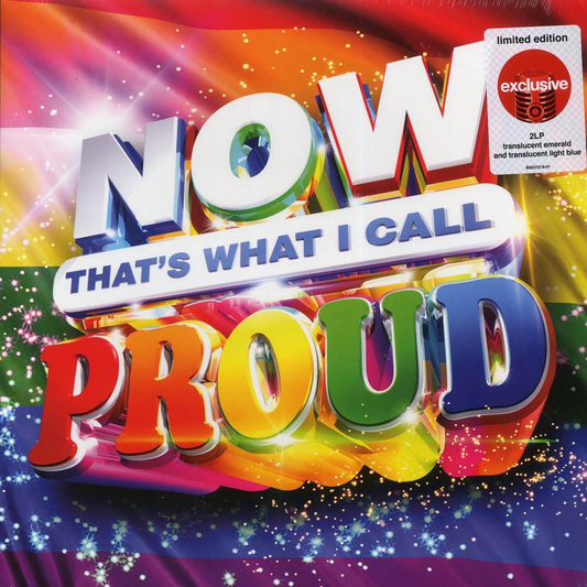 Various Artists — NOW That's What I Call Proud [Emerald Green & Light Blue 2LP] — cover artwork
