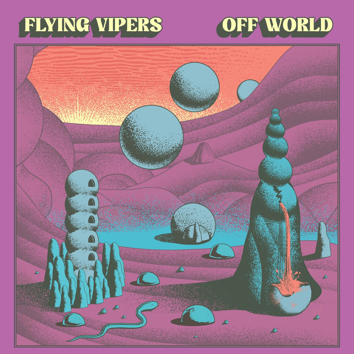 Flying Vipers — Off World [LP] — cover artwork