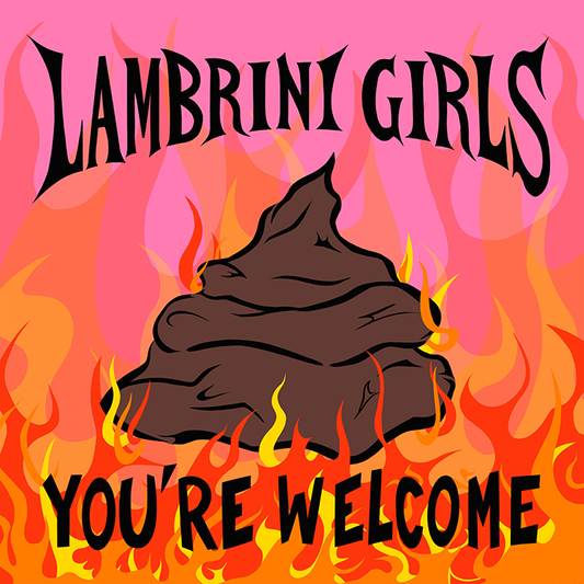 Lambrini Girls — You're Welcome [Pink & Red Vinyl EP] — cover artwork
