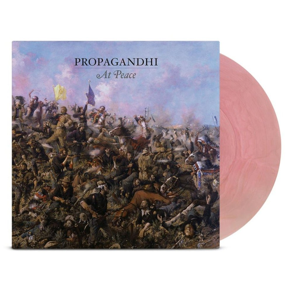 Propagandhi — At Peace [Translucent Pink Glass Vinyl] — cover artwork