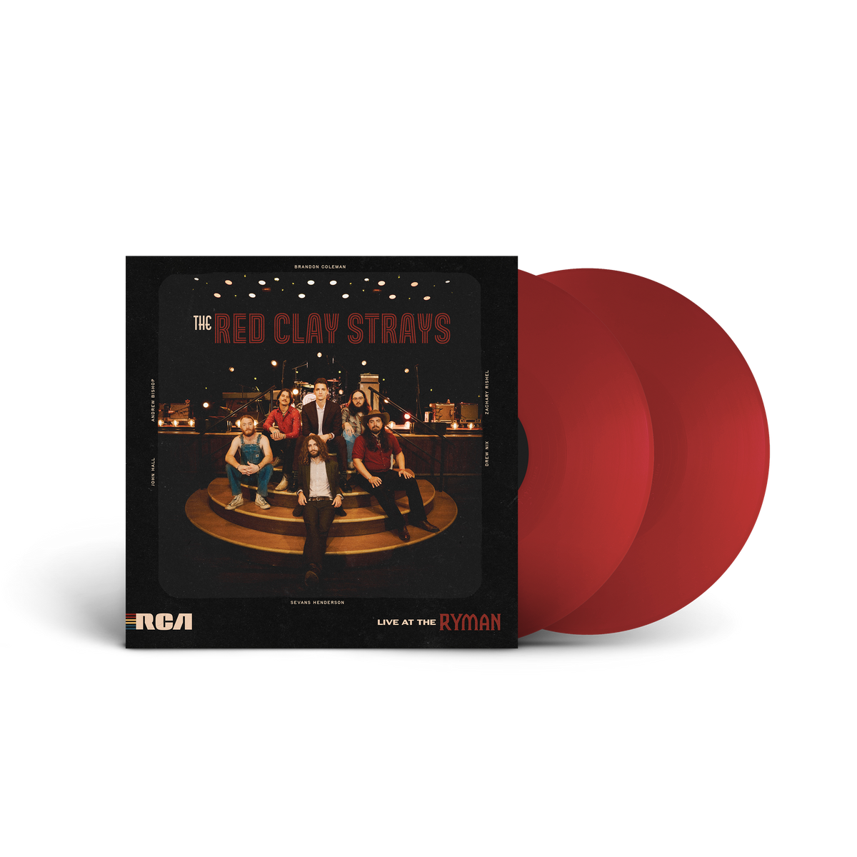 The Red Clay Strays — Live at the Ryman [Opaque Candy Red 2LP] — cover artwork