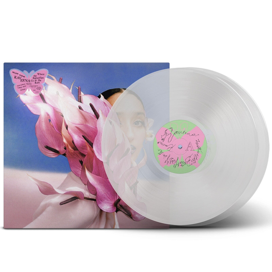 Raveena — Where the Butterflies Go in the Rain [Deluxe Clear Vinyl] — cover artwork