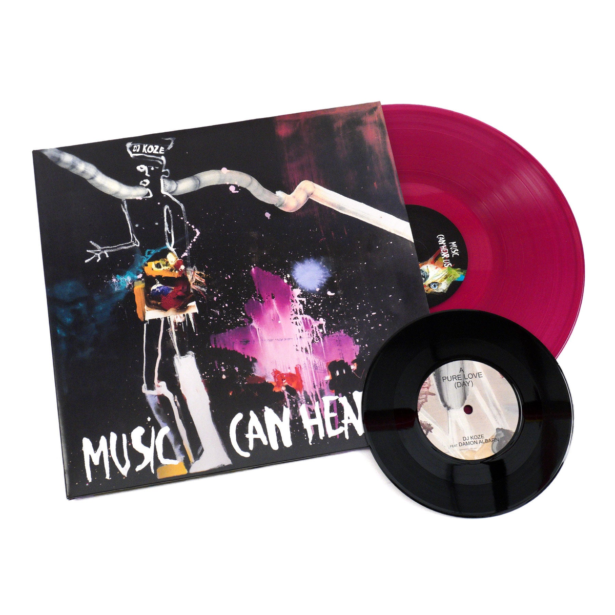 DJ Koze — Music Can Hear Us [Magenta 2LP Vinyl + Bonus 7-inch], cover artwork
