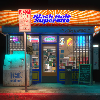 Aesop Rock — Black Hole Superette [Black Ice 2LP Vinyl], cover artwork