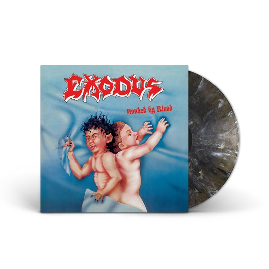 Exodus — Bonded By Blood [Onyx Marble Vinyl], cover artwork