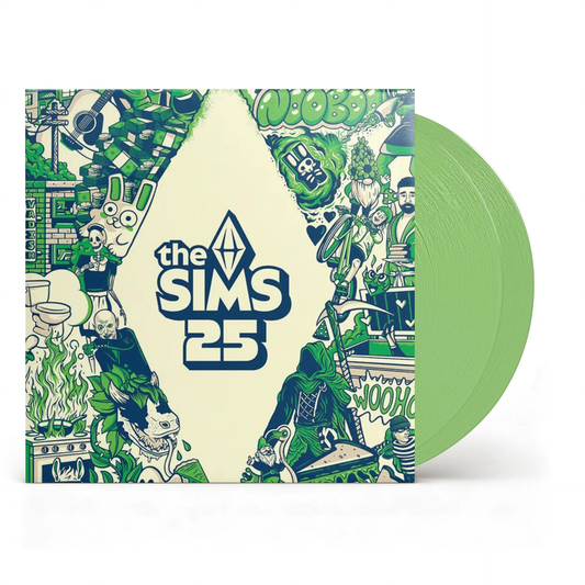Various Artists — The Sims 25th Anniversary (Soundtrack) [Metallic Shiny Green 2LP Vinyl], cover artwork