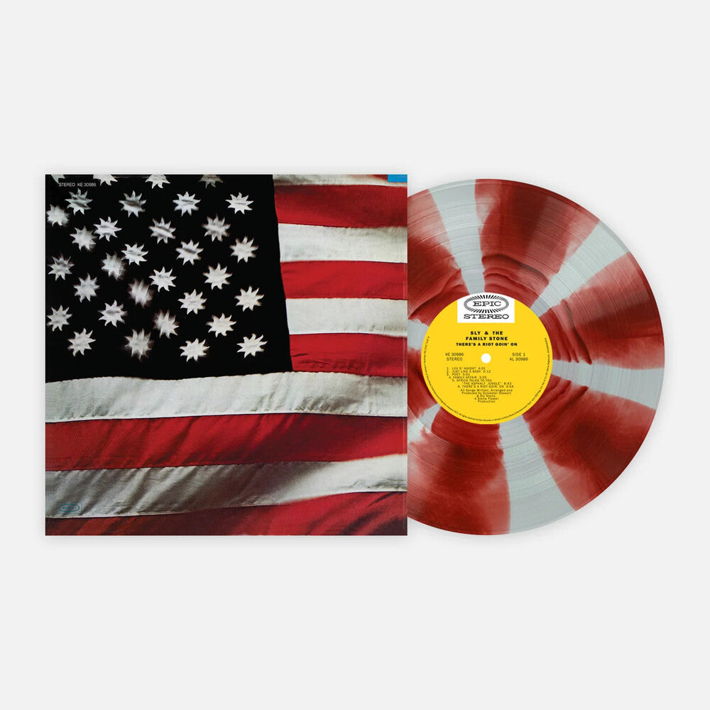 Sly & the Family Stone — There's a Riot Goin' On [Red & White Vinyl], cover artwork