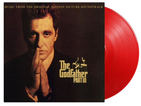 Various Artists — The Godfather Part III (Original Soundtrack) [Translucent Red Vinyl] — sleeve and record