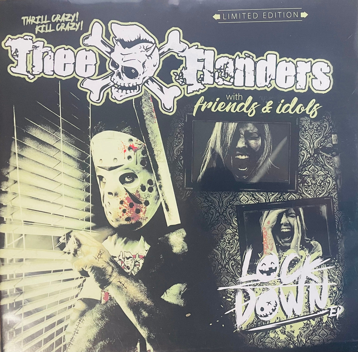 Thee Flanders - Lockdown [LP] sleeve and record
