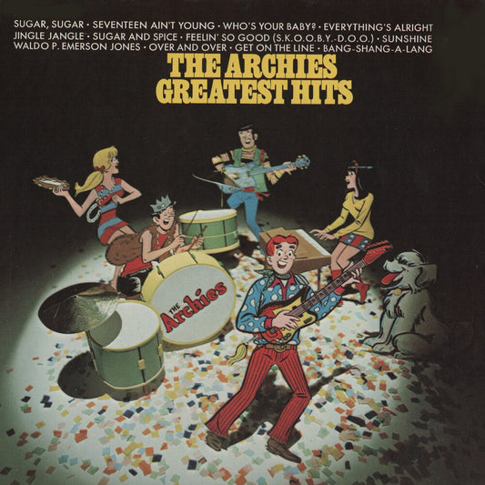 The Archies - Greatest Hits [Anniversary Clear Red Vinyl LP] cover artwork
