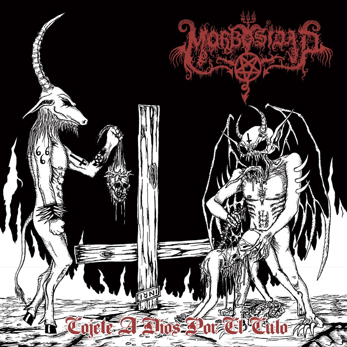 Morbosidad – Cójete a Dios por el Culo album artwork and packaging