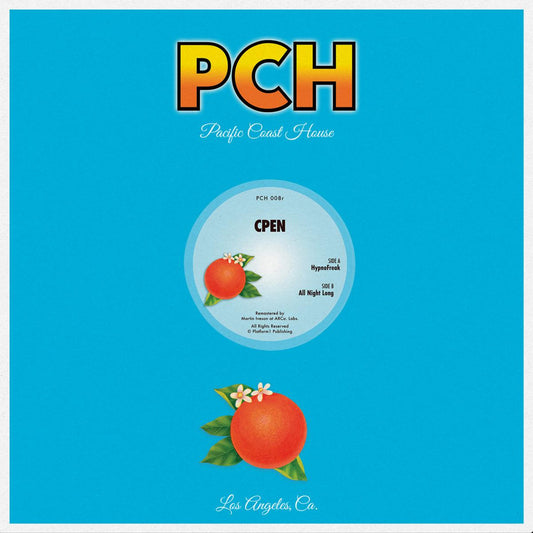 CPen - HypnoFreak / All Night Long [Orange Vinyl 12"] cover artwork