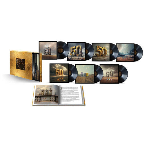 Rush – 50 [Deluxe 7LP Box Set] cover artwork
