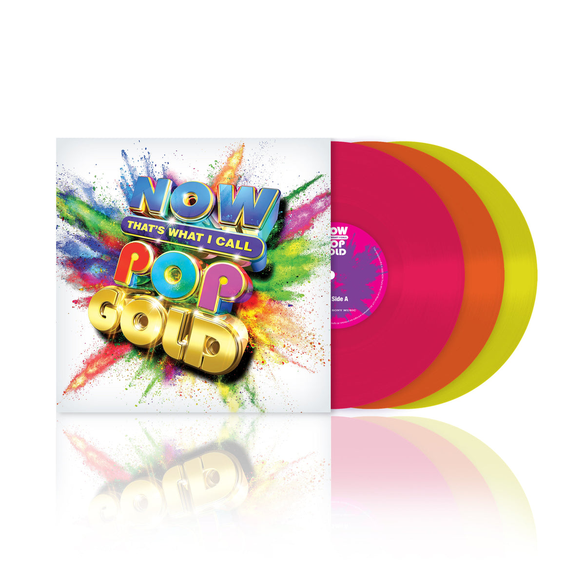 Various Artists - Now That's What I Call Pop Gold [Neon Pink, Orange & Yellow Vinyl]