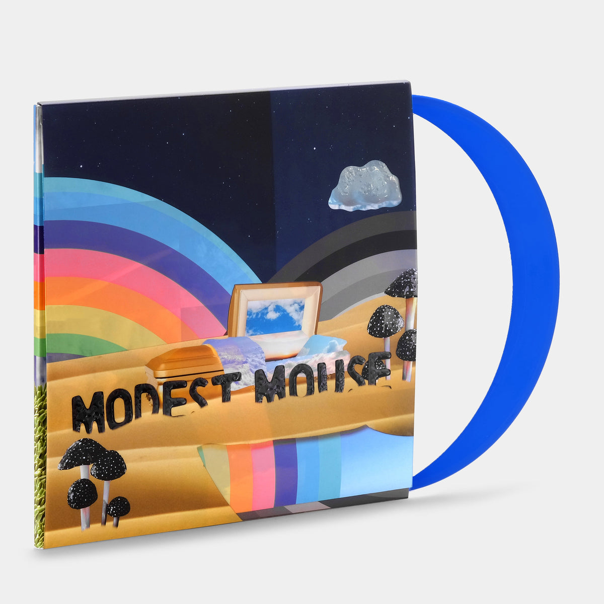 Modest Mouse – The Golden Casket [Blue & White Vinyl] cover artwork
