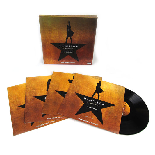 Original Broadway Cast of Hamilton – Hamilton (Original Broadway Cast Soundtrack) [4LP Vinyl Box Set] cover artwork