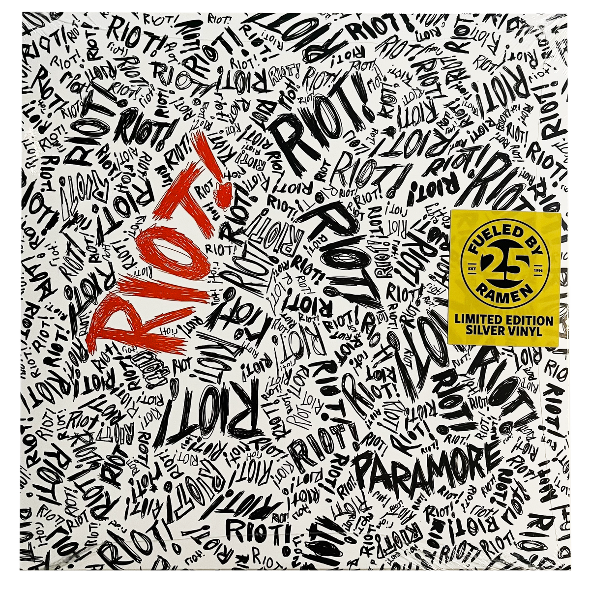 Paramore – Riot! [Silver Vinyl] cover artwork