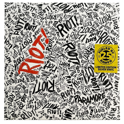Paramore – Riot! [Silver Vinyl] cover artwork
