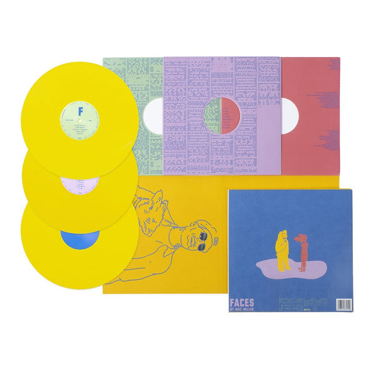 Mac Miller – Faces [Yellow Vinyl 3LP] cover artwork