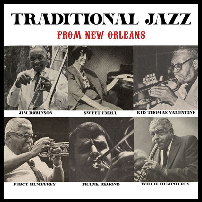 Various Artists - Traditional Jazz From New Orleans [Maroon/Brown Vinyl 2LP] cover artwork