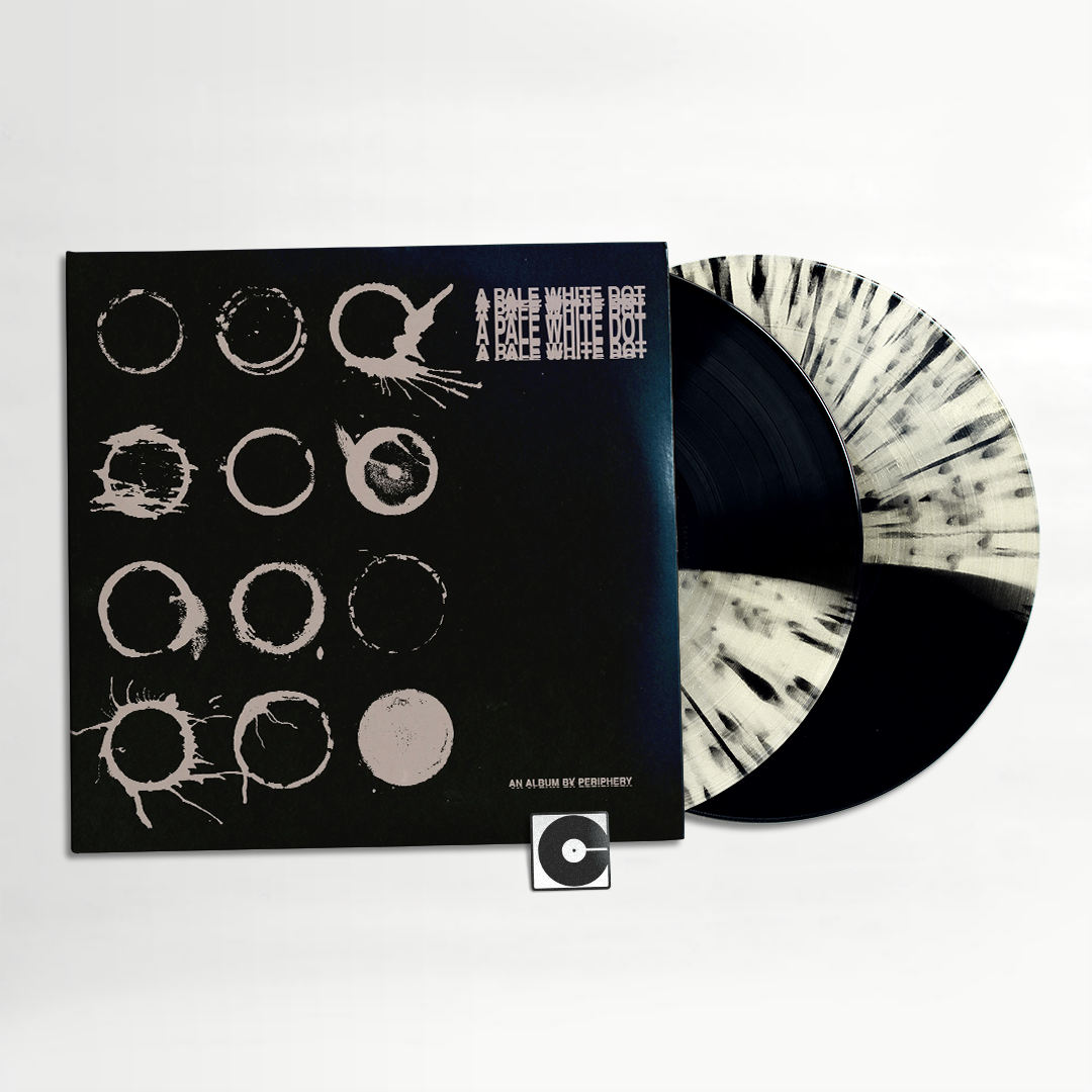 Periphery - Pale White Dot [Half Black / Half Cream with Black Splatter Vinyl LP] cover artwork