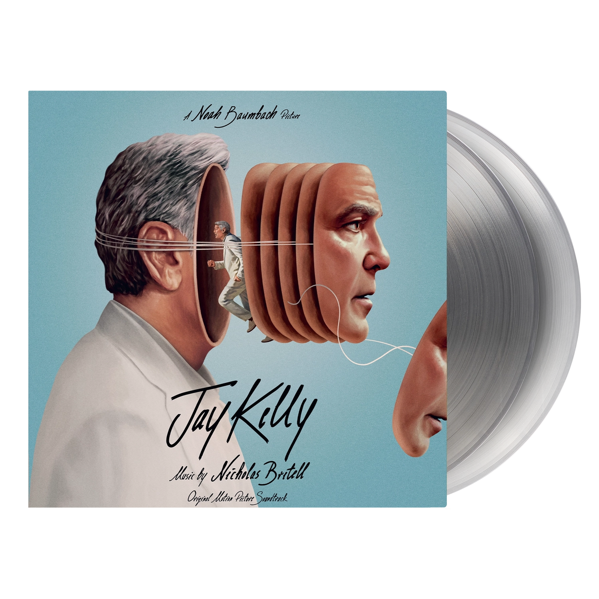 Nicholas Britell - Jay Kelly (Soundtrack) [Crystal Clear 180g Vinyl 2LP] cover artwork