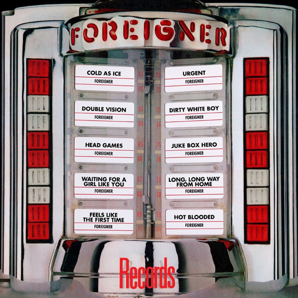 Foreigner - Records: Greatest Hits cover artwork