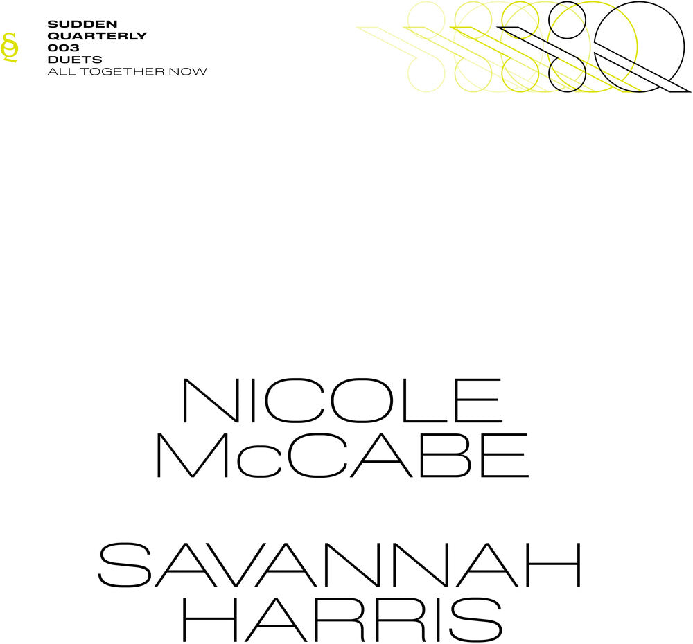 Nicole McCabe & Savannah Harris – All Together Now [LP] artwork and packaging