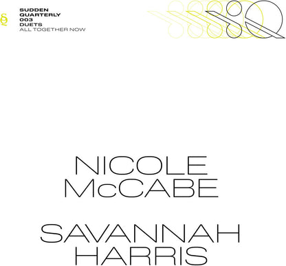 Nicole McCabe & Savannah Harris – All Together Now [LP] artwork and packaging