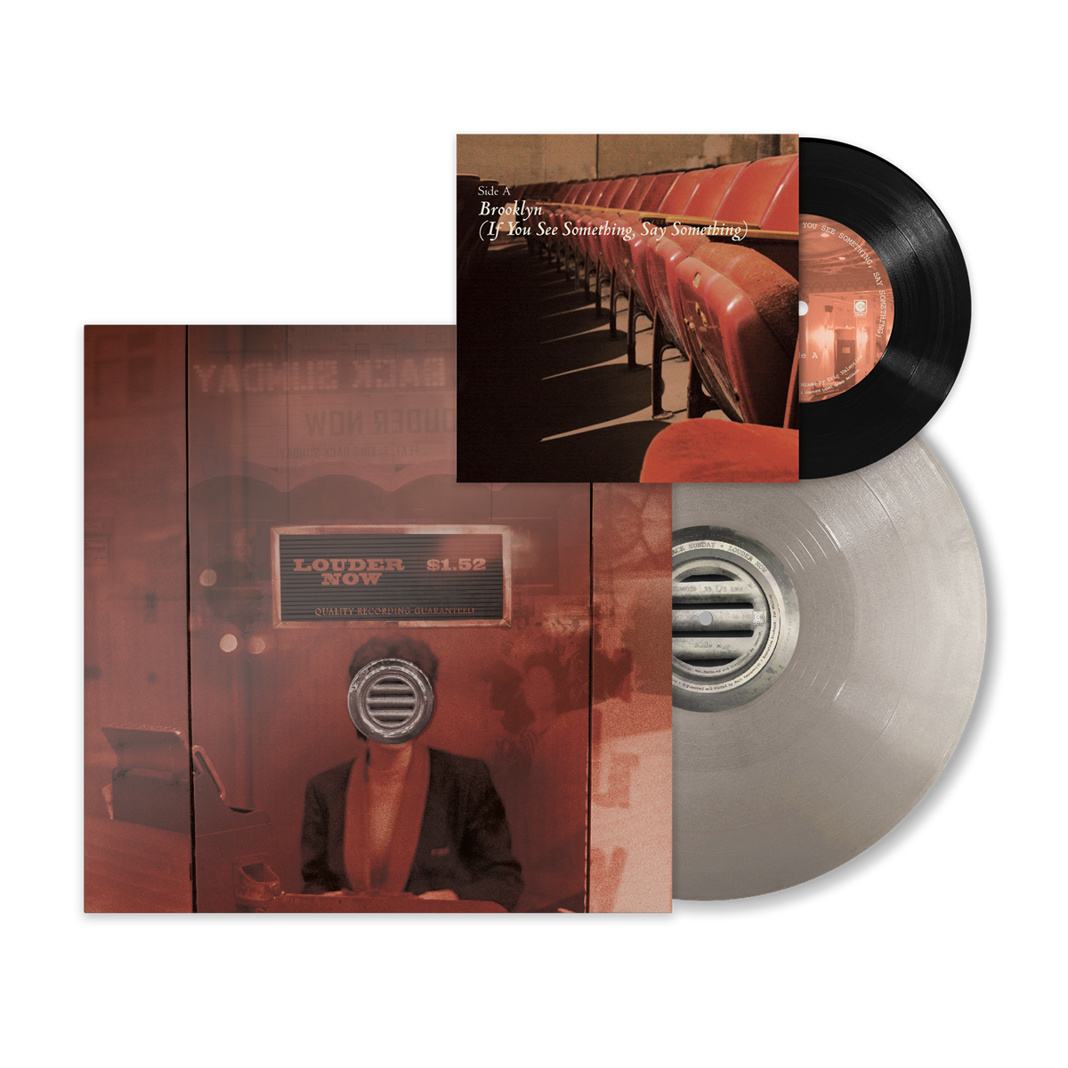 Taking Back Sunday – Louder Now (20th Anniversary) [Silver LP + 7"] artwork and packaging