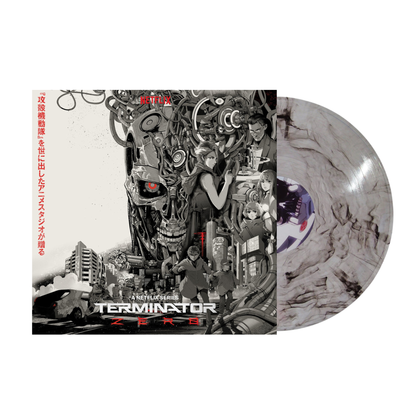 Michelle Birsky & Kevin Henthorn – Terminator Zero (Soundtrack) [Gunsmoke Colored Vinyl LP] release artwork