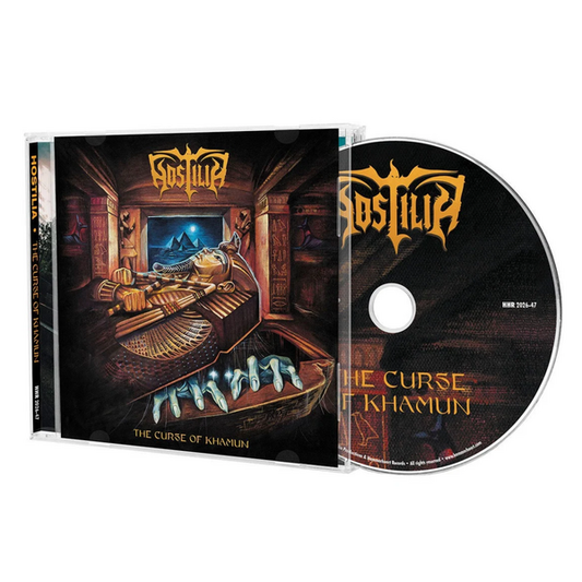 Hostilia – The Curse Of Khamun [CD] release artwork