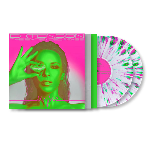 Kylie Minogue – Extension (The Extended Mixes) [Clear with Neon Pink and Green Splatter Vinyl]