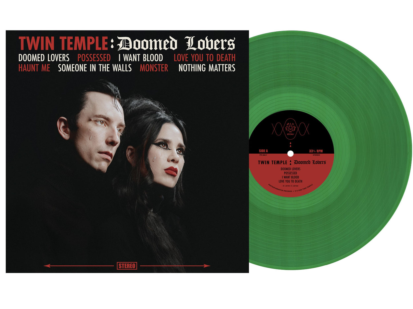 Doomed Lovers Envy Translucent Green Vinyl LP