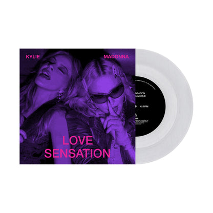 Love Sensation 7 inch clear vinyl