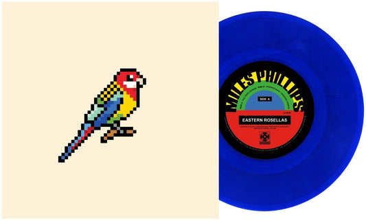 Miles Phillips - Eastern Rosellas [Blue Vinyl 7"] cover artwork