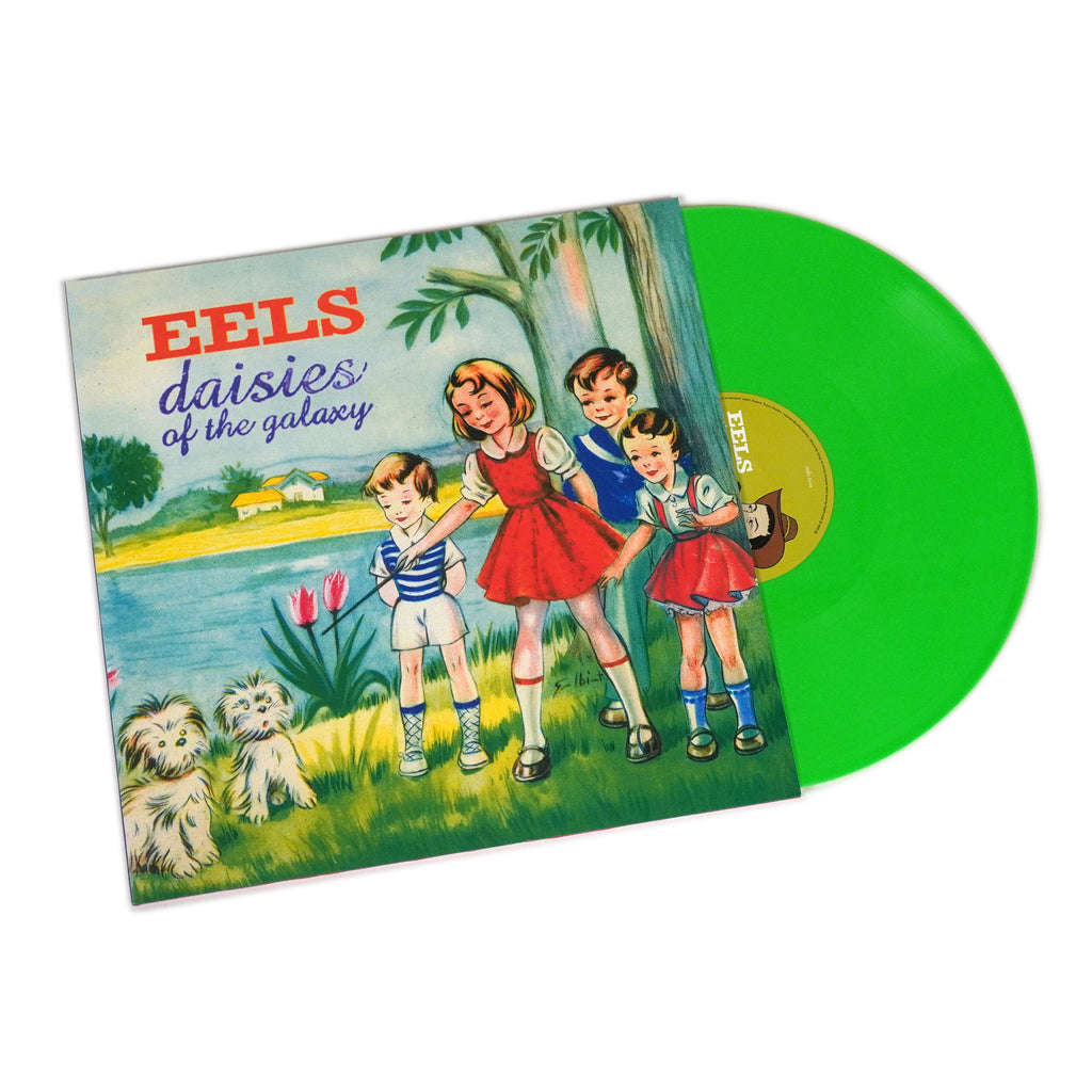 Eels — Daisies of the Galaxy [Glow-in-the-Dark 2LP]; artwork and packaging