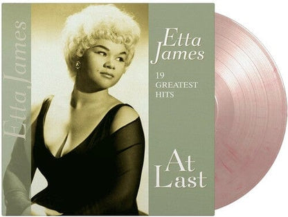 Etta James — At Last: 19 Greatest Hits [White & Red Mixed Vinyl] — product artwork