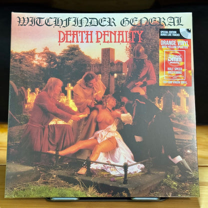 Witchfinder General - Death Penalty [Orange/Yellow Splatter Vinyl] — artwork