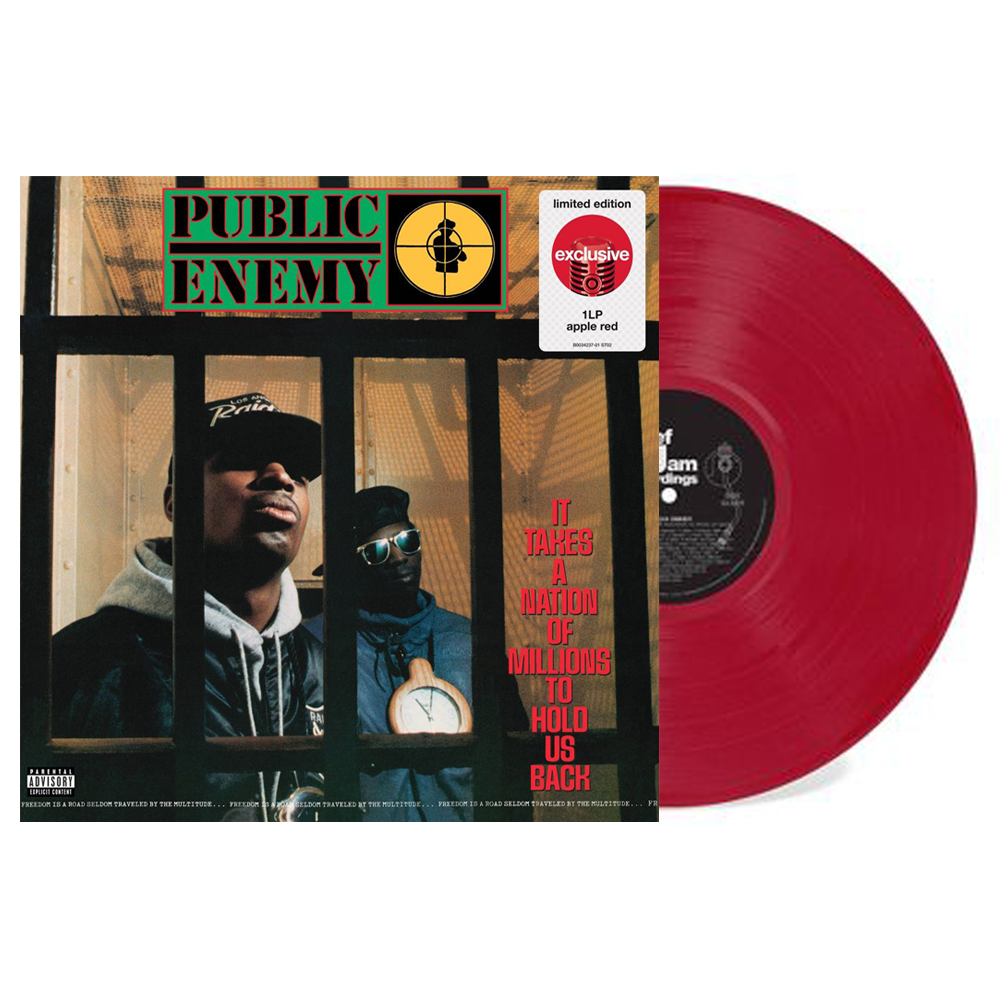 Public Enemy - It Takes A Nation Of Millions To Hold Us Back apple red vinyl album cover