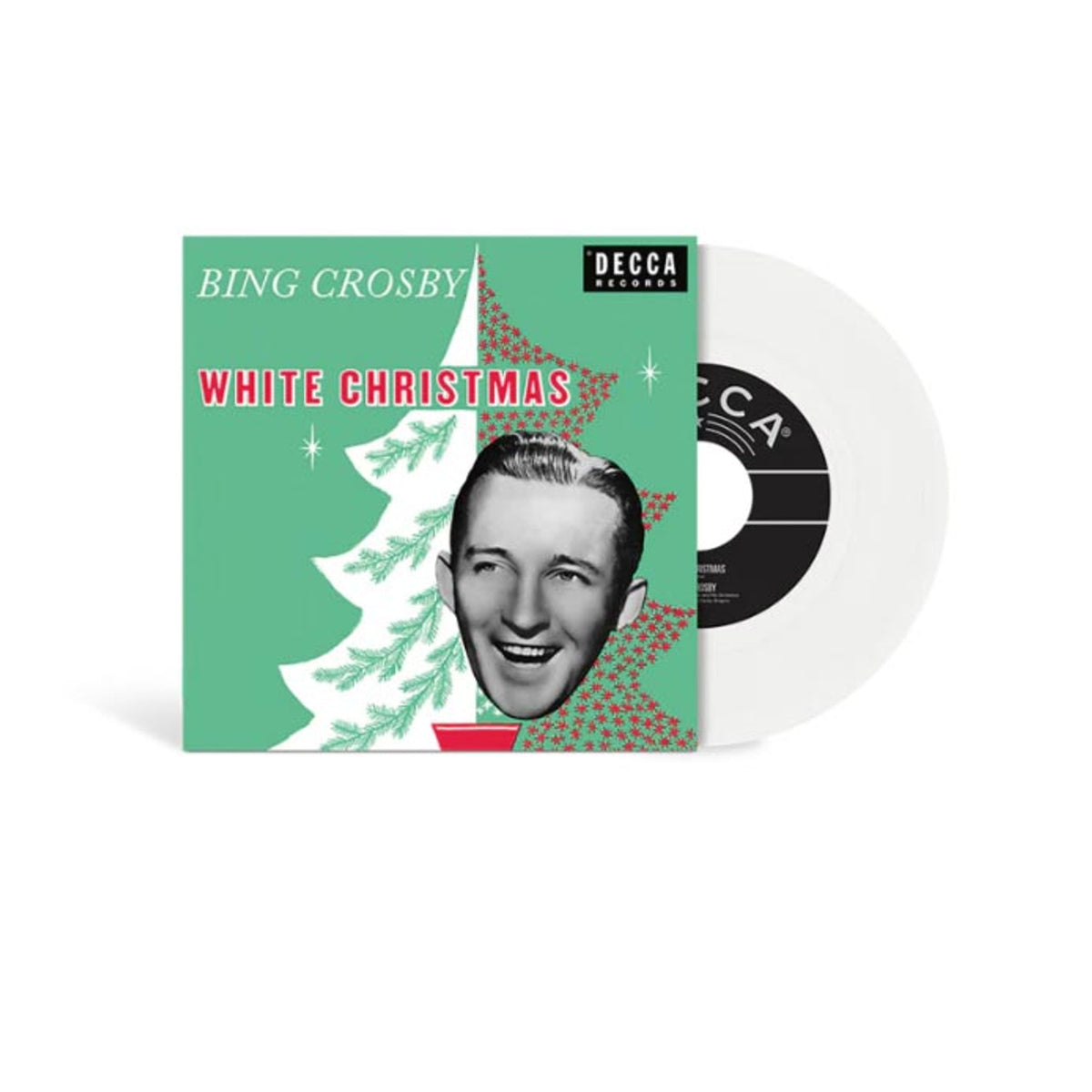 Bing Crosby — White Christmas [7" White Vinyl] — sleeve and disc packaging