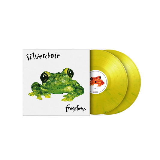 Silverchair — Frogstomp [Numbered 180g Yellow/Green Marble 2LP Vinyl] — sleeve and disc packaging