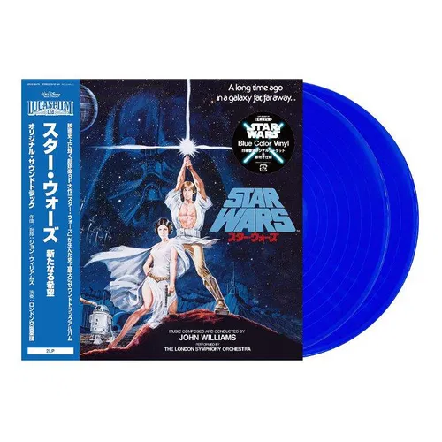 John Williams - Star Wars: A New Hope (Soundtrack) [2LP Blue Vinyl Obi] — original product image