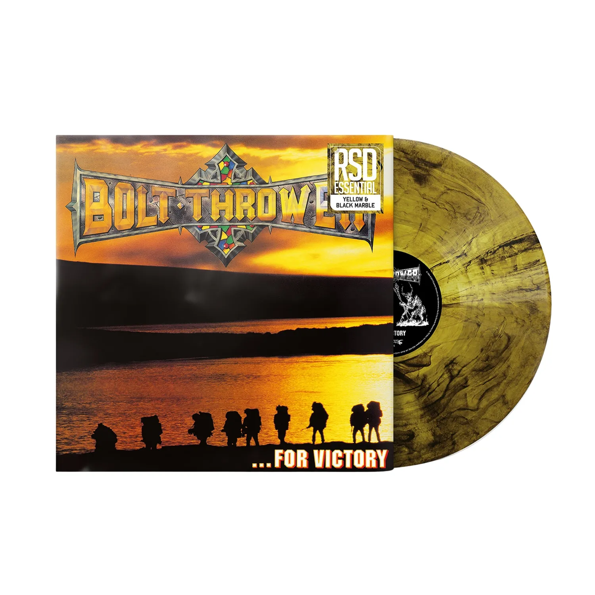 Bolt Thrower — ...For Victory [Yellow & Black Marble LP] — album artwork