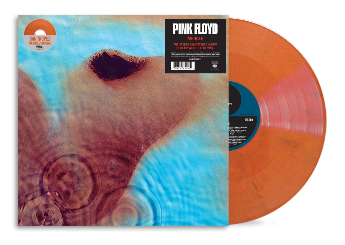 Meddle San Tropez Orange Marble Vinyl LP
