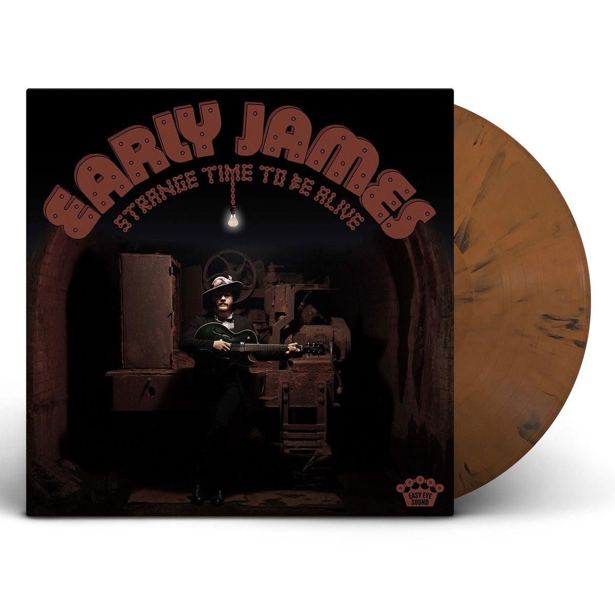 Early James - Strange Time to Be Alive [Brown Swirl Vinyl] — cover artwork