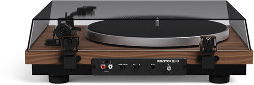 Kanto Obi3 G2 Bluetooth turntable in matte walnut - view 2