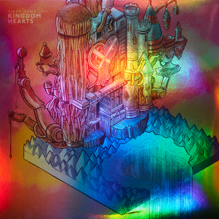 lost:tree – Video Game LoFi: Kingdom Hearts [Red Vinyl LP] cover artwork