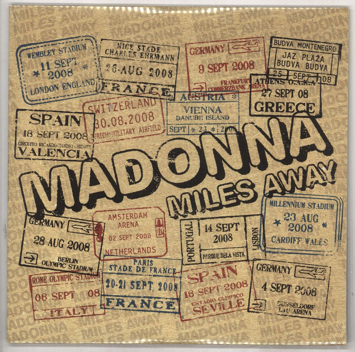 Madonna — Miles Away [Sealed 2×12" Single] — product artwork